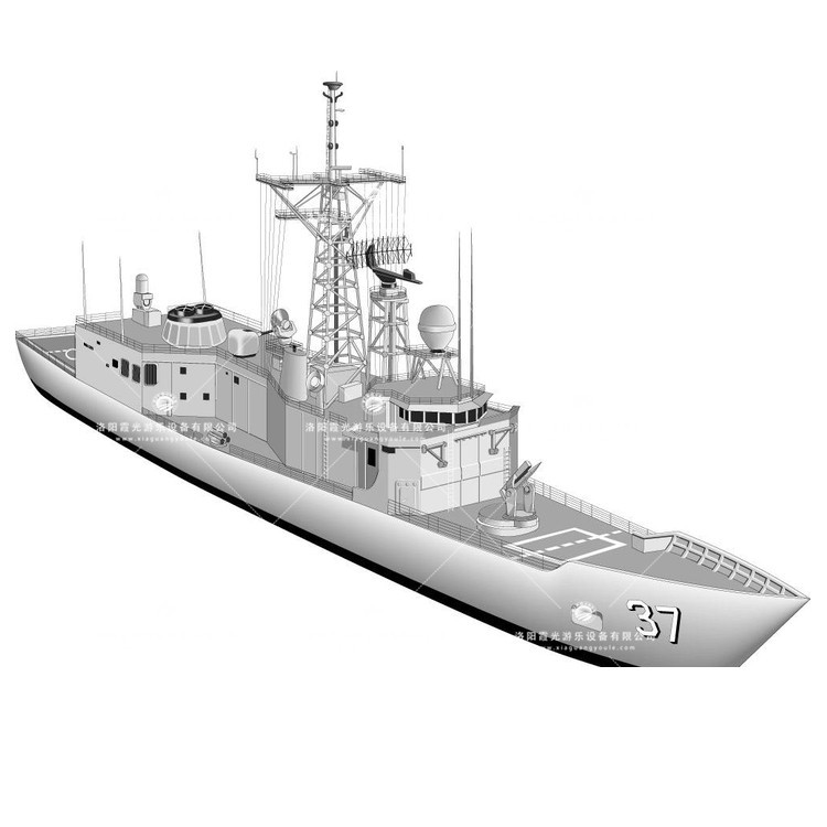 王五镇充气侦查船模型